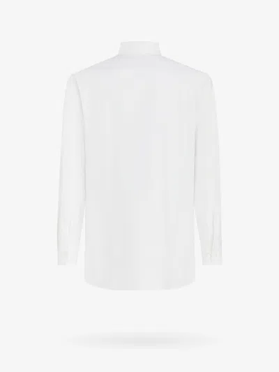 Etro Plain Cotton Shirt In White