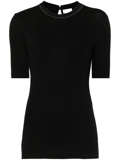 Brunello Cucinelli Cotton T-shirt In Black