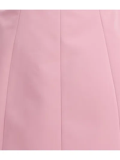 Blumarine Duchess Short Dress Spaghetti Straps In Pink