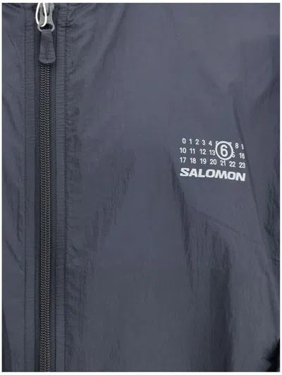 Mm6 Maison Margiela Mm6 X Salomon Waterproof Jacket In Blue