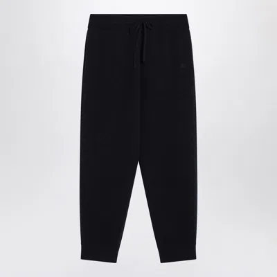 Burberry Navy Blue Cashmere-blend Jogging Pants