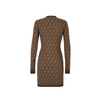 Fendi Ff Monogram Mini Dress