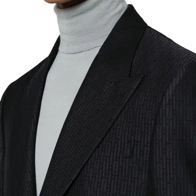 Fendi Ff Motif Wool Jacket
