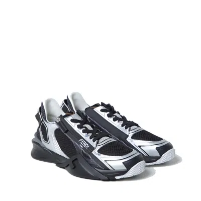 Fendi Flow Mesh Sneakers With Ff Detail In Multi
