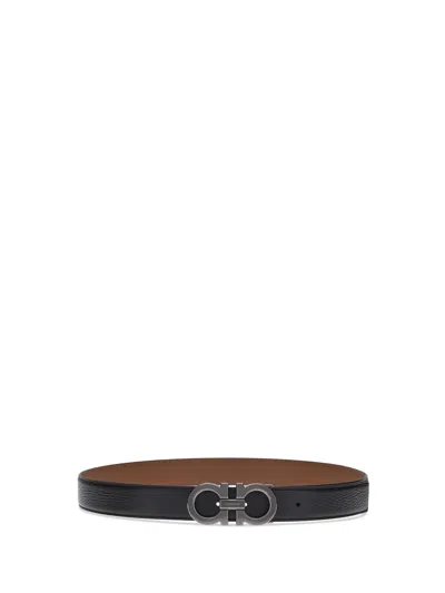 Ferragamo Men Gancini Reversible Belt