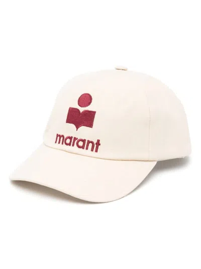 Isabel Marant Tyron Logo-embroidered Baseball Cap In White