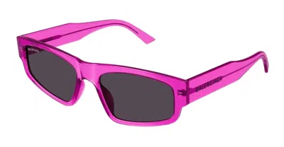 Balenciaga Bb0305s-005 - Fuchsia Sunglasses In Pink