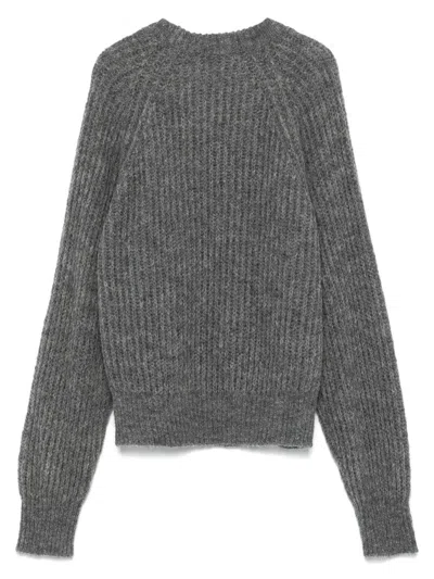 Samsoe & Samsoe Samsøe Samsøe La Yla Crew Neck In Gray