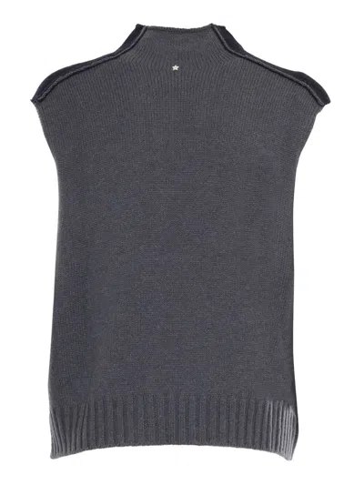 Lorena Antoniazzi Knitted Vest In Blue
