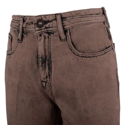 Jacob Cohen Brown Cotton And Lyocell Jeans In Multi