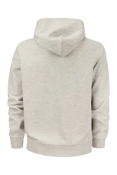 Polo Ralph Lauren Double Knit Hoodie Sweatshirt In Multi