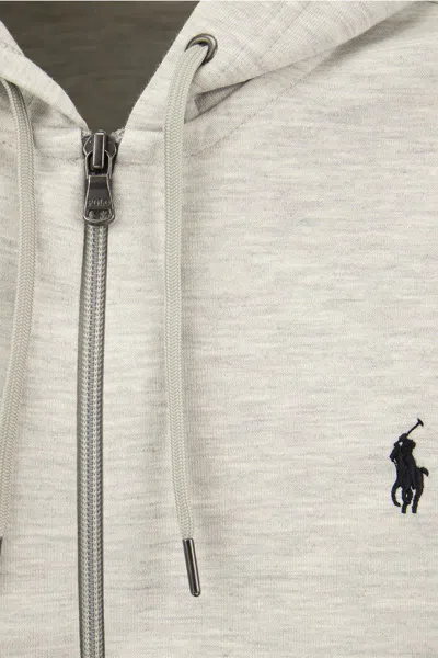 Polo Ralph Lauren Double Knit Hoodie Sweatshirt In Multi