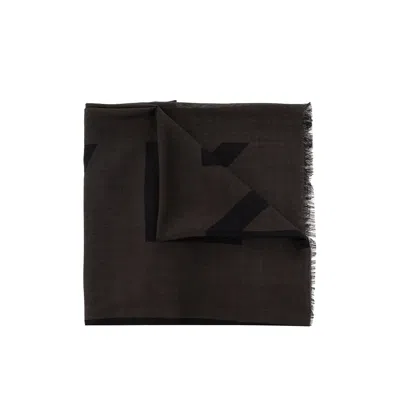 Givenchy Logo Scarf Men In Black
