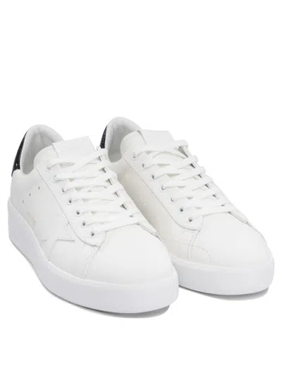 Golden Goose Mens Silver Com Pure Star Bio Logo-print Faux-leather Low-top Trainers