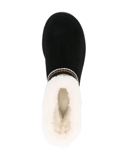 Ugg Round Head Snow Boots In Black