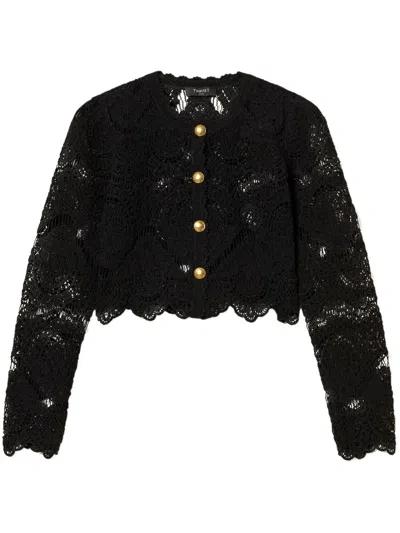 Twinset Twin-set Black Cotton Jacket
