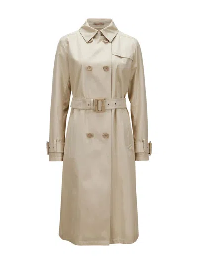 Herno Delon Detta Double Breast Trench Coat Clothing In Green