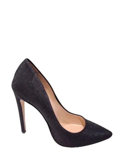 La Rose 100 Lurex Pointed Pumps In Black