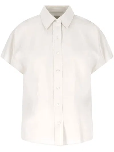 Calvin Klein Chemise À Manches Courtes In White