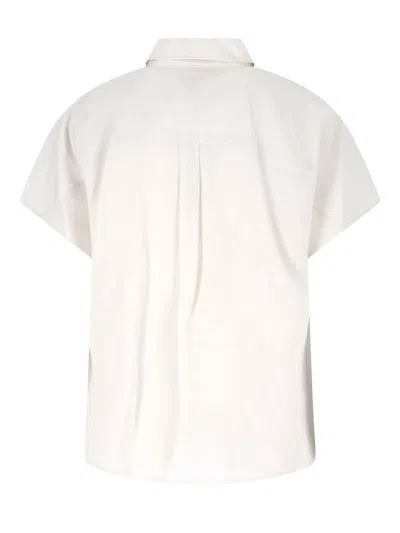 Calvin Klein Chemise À Manches Courtes In White