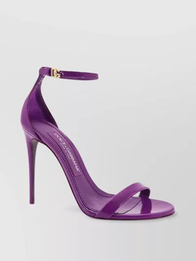 Dolce & Gabbana Keira Patent Leather Sandals