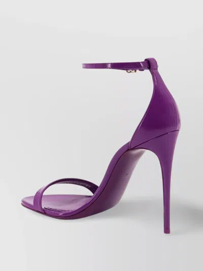 Dolce & Gabbana Keira Patent Leather Sandals