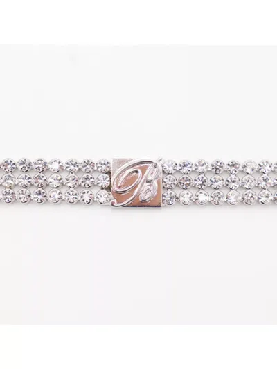 Blumarine Sparkling Necklaces Adjustable Length In White