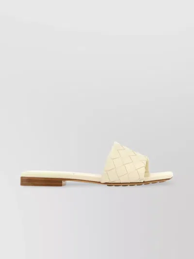 Bottega Veneta Parco Woven Leather Mules In Multi