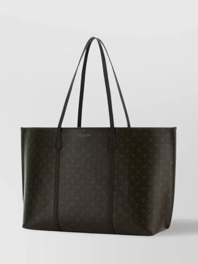 Tory Burch Canvas Perry Shopping Bag With Double Handles