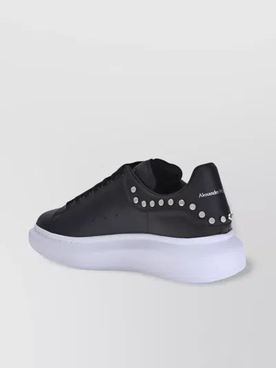 Alexander Mcqueen Studded Leather Platform Sneakers