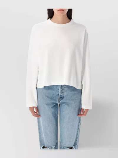 Polo Ralph Lauren Long Sleeve Cotton Crop Top