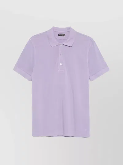 Tom Ford Lyocell Piquet Polo Shirt