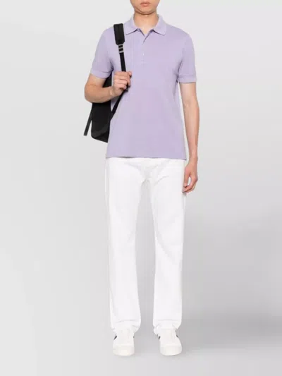 Tom Ford Lyocell Piquet Polo Shirt