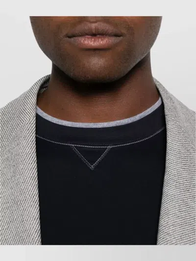 Brunello Cucinelli Slim Fit Crew-neck T-shirt In Lightweight Cotton Jersey In Black