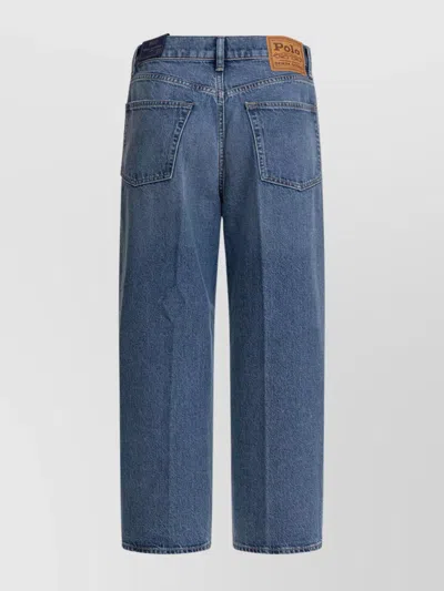 Polo Ralph Lauren Trousers Denim Belt Loops In Blue