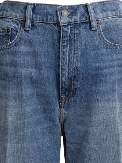 Polo Ralph Lauren Trousers Denim Belt Loops In Blue