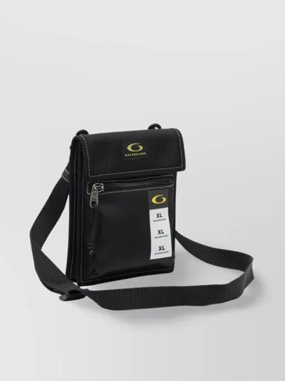 Balenciaga Shoulder Bags With Adjustable Strap And Front Zip Pocket