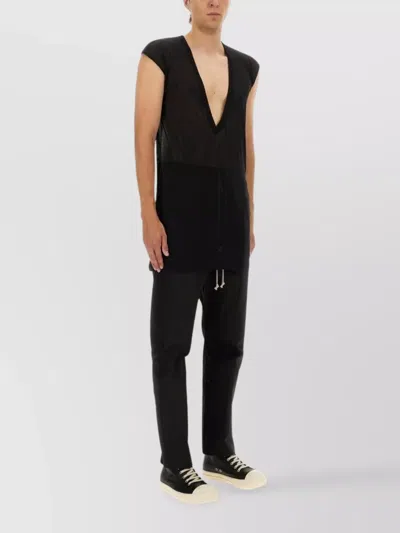 Rick Owens T-shirt Dylan In Black