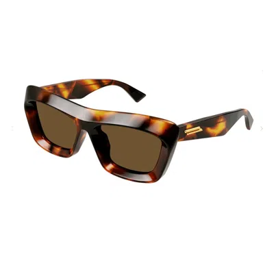 Bottega Veneta Bv1283s Line New Classic Sunglasses In Brown