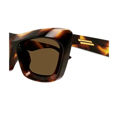 Bottega Veneta Bv1283s Line New Classic Sunglasses In Brown