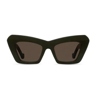 Loewe Lw 40036 I 96e Cat Eye Sunglasses In Black