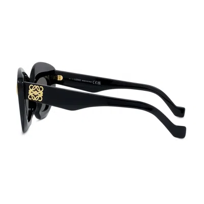 Loewe Womens Black G736sunx02 Retro-screen Acetate Sunglasses In Black