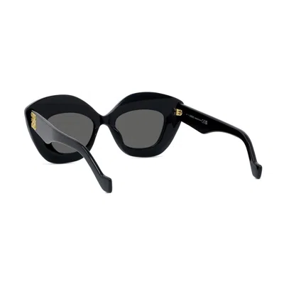 Loewe Womens Black G736sunx02 Retro-screen Acetate Sunglasses In Black