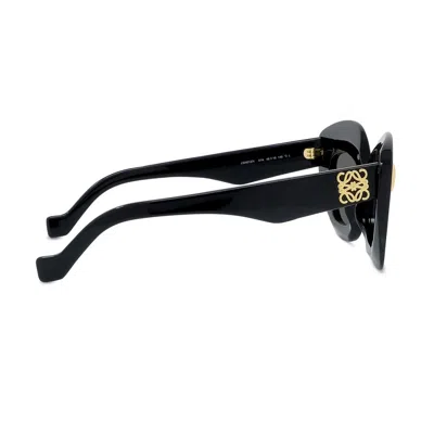 Loewe Womens Black G736sunx02 Retro-screen Acetate Sunglasses In Black