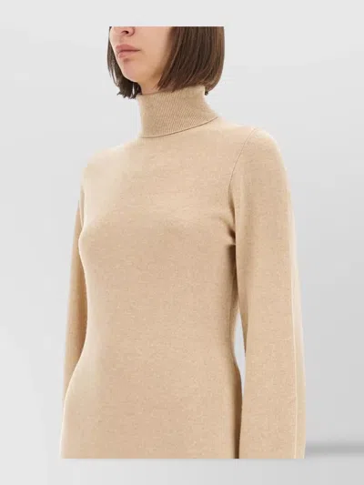 Fabiana Filippi Knit Dress With Lace Hemline