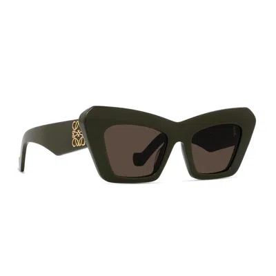 Loewe Lw 40036 I 96e Cat Eye Sunglasses In Black