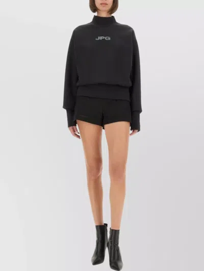 Jean Paul Gaultier Knitwear With Long Sleeves And Mock Neck In Black