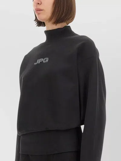 Jean Paul Gaultier Knitwear With Long Sleeves And Mock Neck In Black