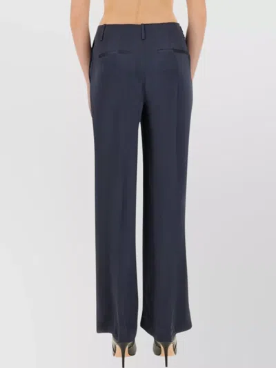 Theory Tailored Trousers With Belt Loops And Pockets