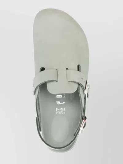Birkenstock 'tokio' Light Blue Mules With Buckles On The Front And Back In Multi
